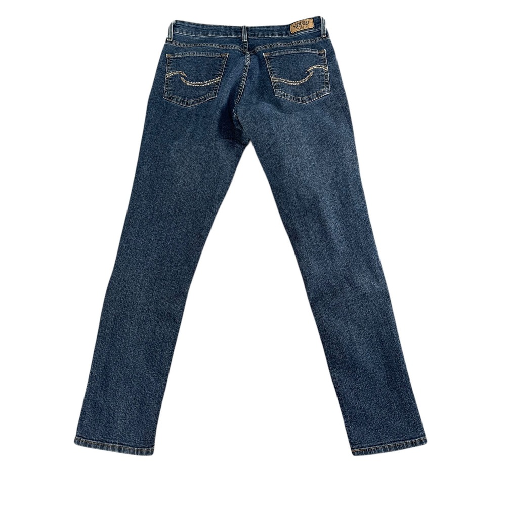 Signature by Levi Strauss & Co The Skinny Blue Jeans Womens Size 8 Medium Wash - Picture 8 of 8